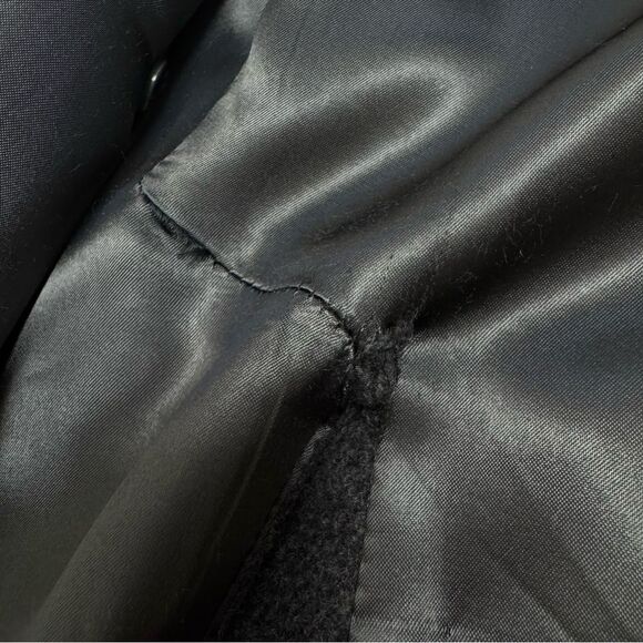 42R Valentino Uomo Cashmere Wool Double Button Long Trench Coat Gray - Picture 12 of 17